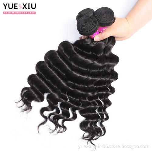 Best Seller wholesale virgin hair vendors virgin human hair bundles Loose Deep human hair weave bundles
